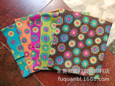 滌棉翠花印花 玩具、手袋、鞋材、制衣用布 東莞滌棉翠花印花