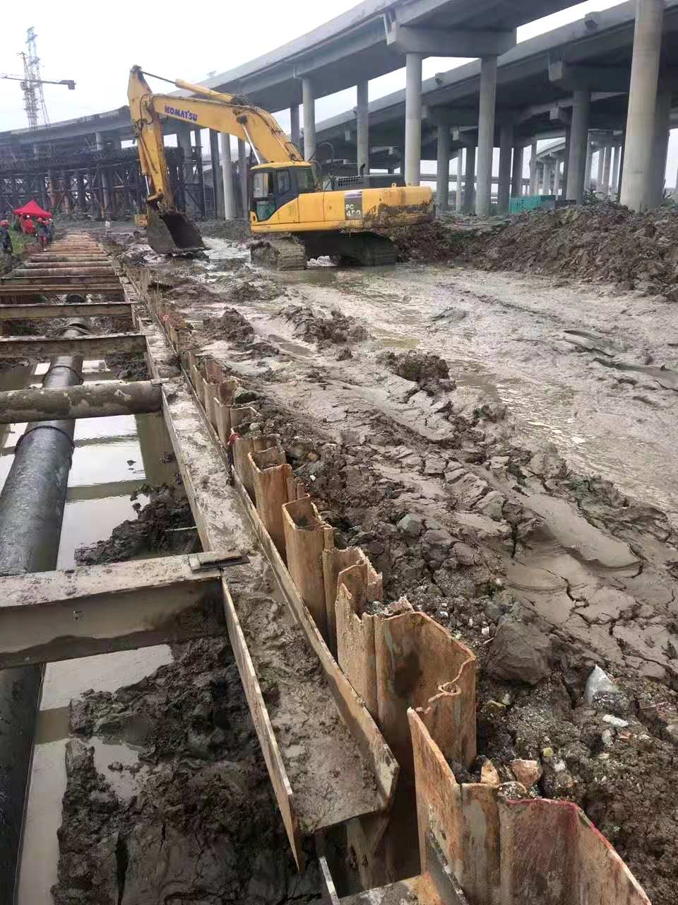 廣州市拉森鋼板樁出租鋼板樁租賃施工公司 廣州拉森鋼板樁出租