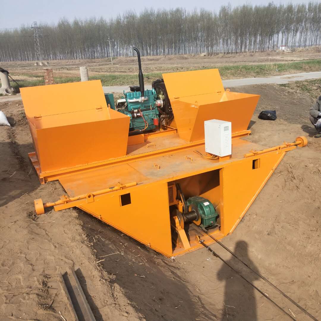 牽引式滑膜機 渠道防滲構造 水溝襯砌機