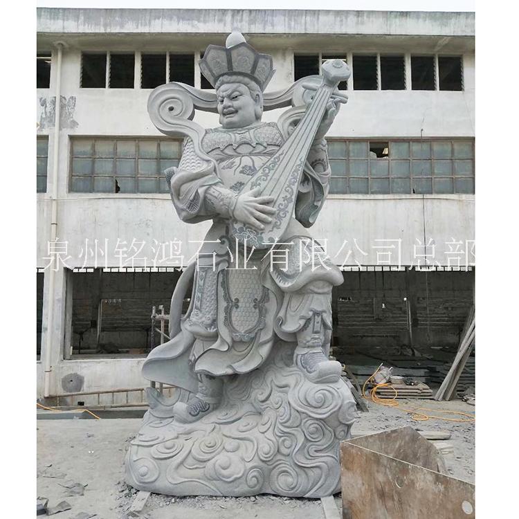 石雕四大金剛 寺廟供奉石雕佛像護(hù)法擺件