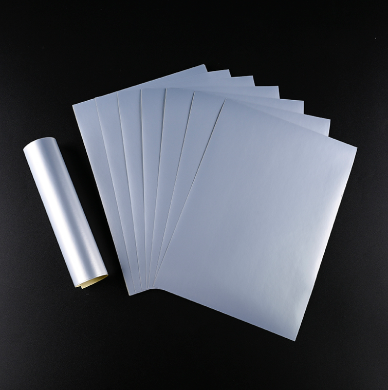 A4不干膠新款打印紙啞銀PET防水防刮激光亞銀標(biāo)簽貼背膠貼紙自粘