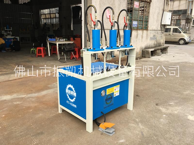 百葉窗液壓沖孔機(jī)半自動(dòng)鐵圓方管沖弧打孔斷機(jī)貨架沖床