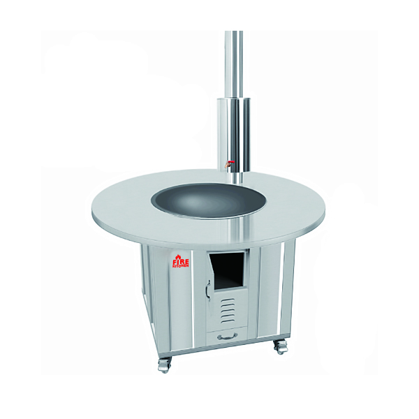 FIREKITCHEN不銹鋼可移動柴火灶