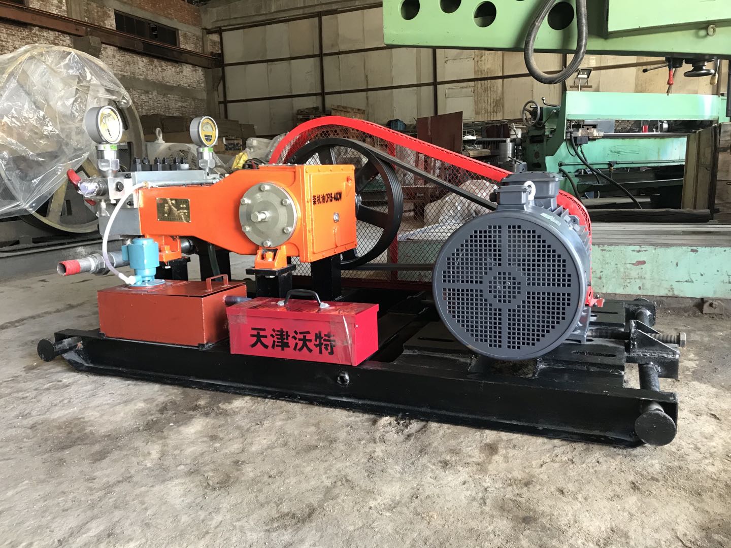 供應(yīng)天津沃特泵業(yè)有限公司GZB-40BW-1變頻電機電柜高壓注漿泵