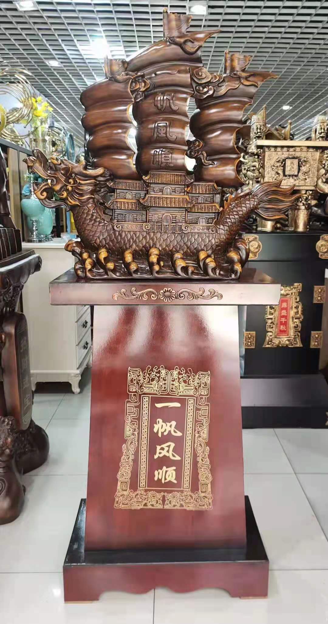 公司喬遷開業(yè)鼎落地擺件大號鼎工藝品辦公室店鋪大型裝飾禮品 開業(yè)禮品