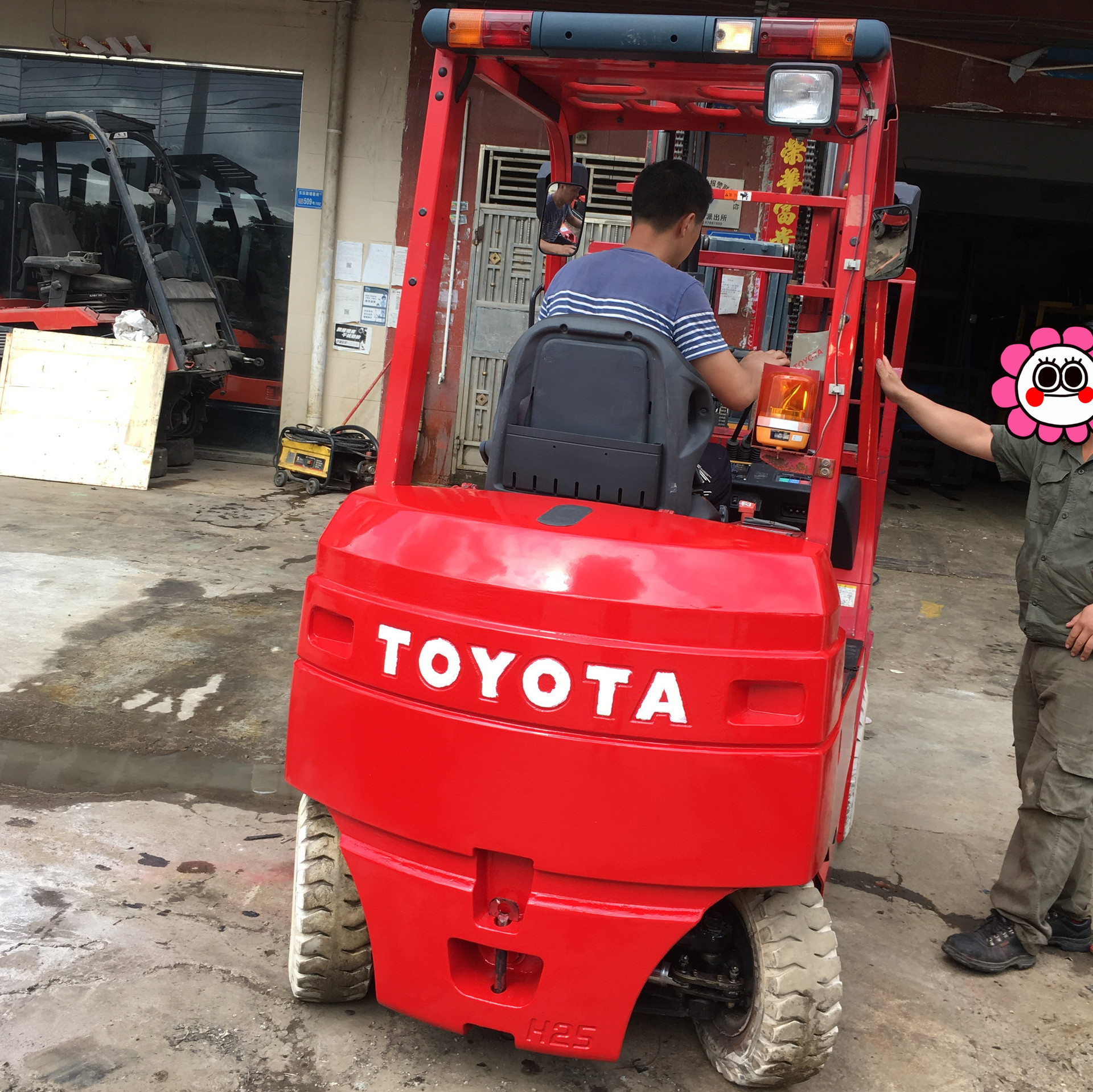 二手2.5噸7FBH25豐田叉車