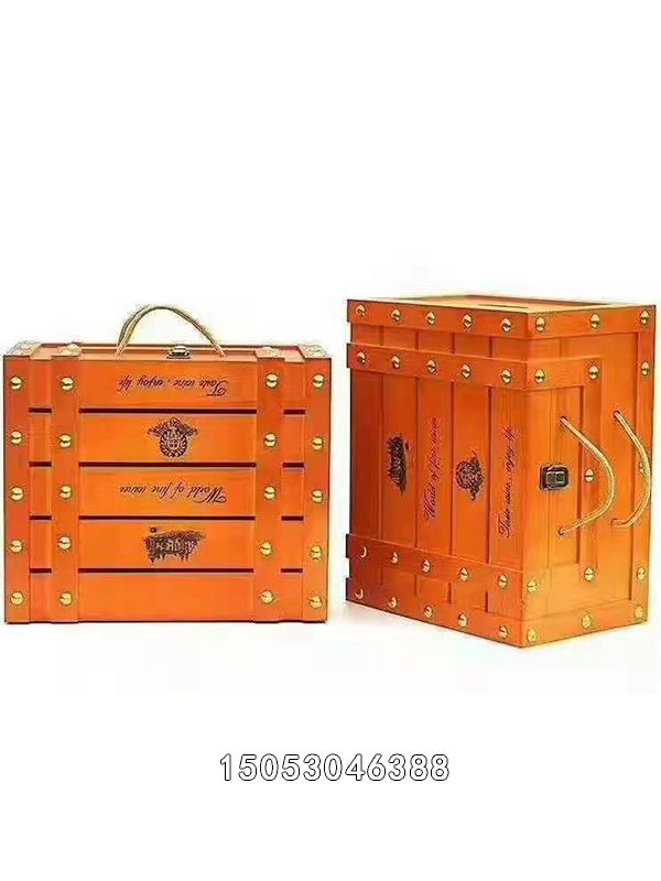 紅酒盒 紅酒盒木盒雙支禮品包裝盒葡萄酒盒子