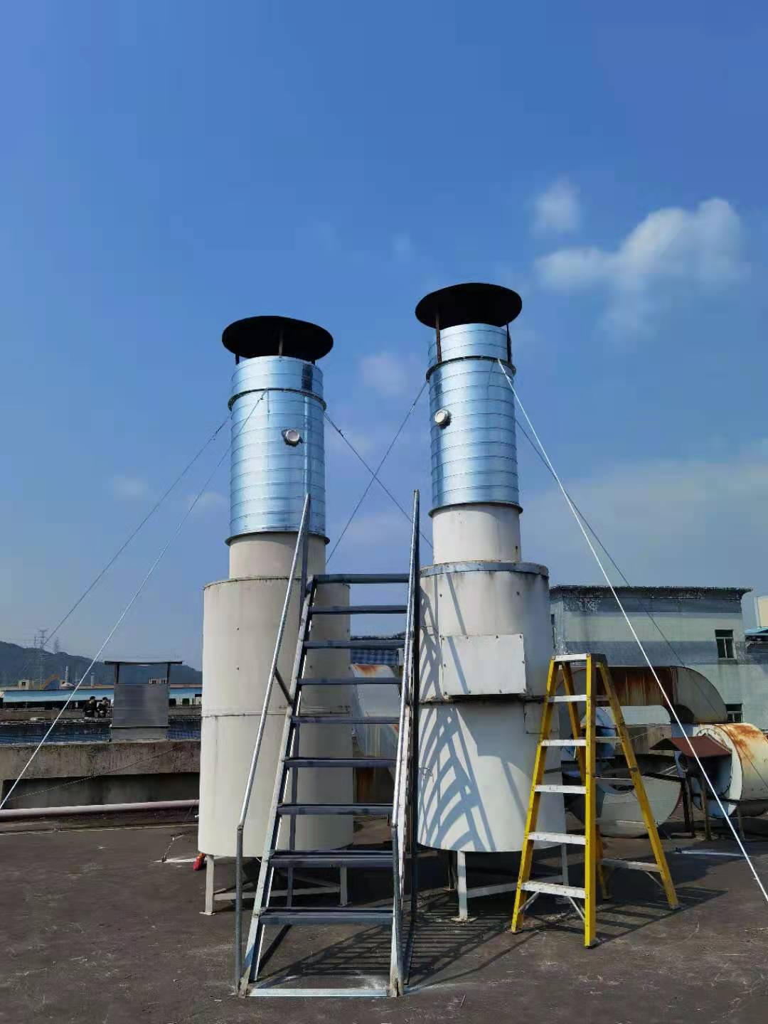 厚街鞋廠排煙排氣螺旋風(fēng)管工程