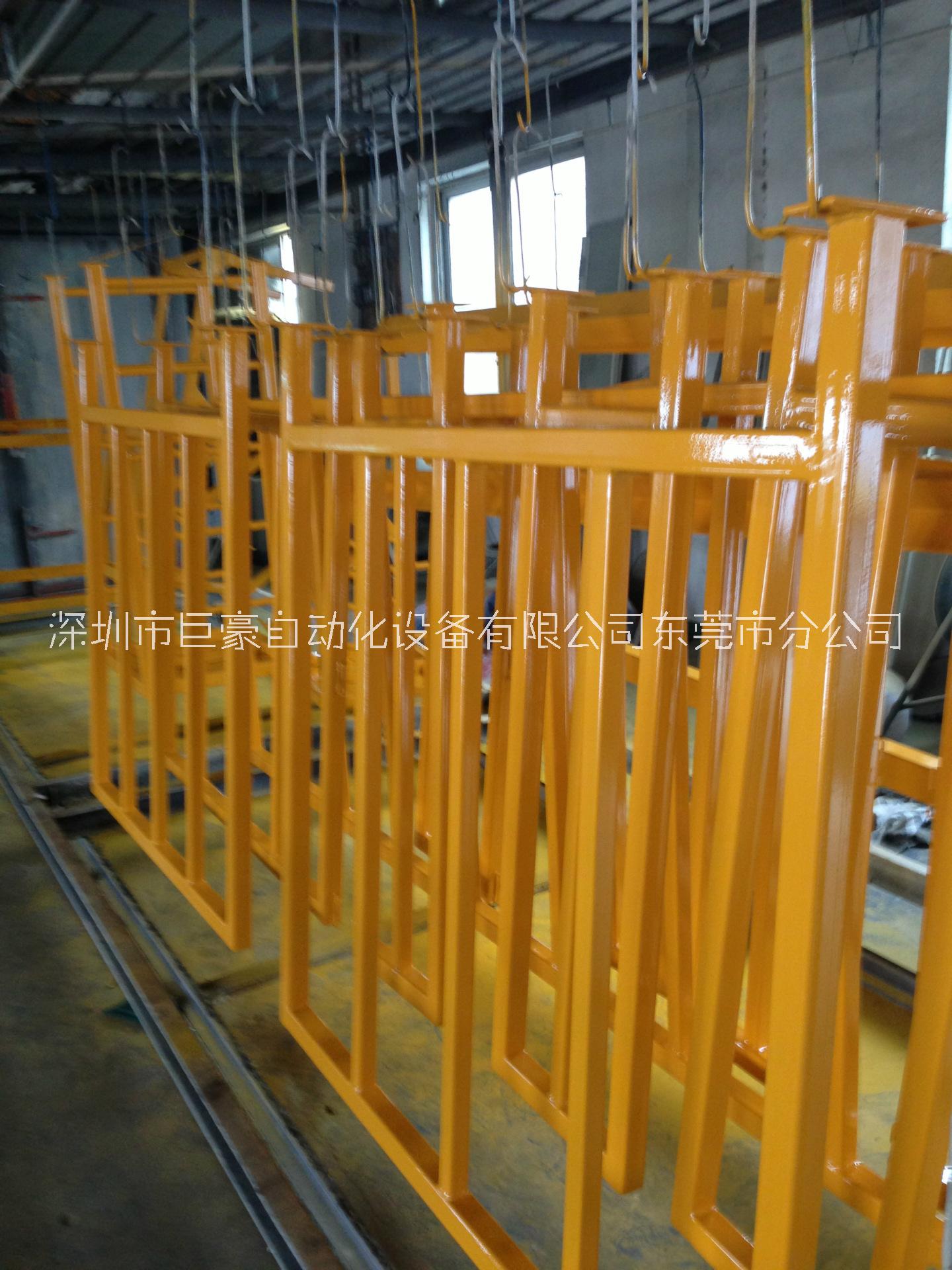 道路護(hù)欄噴粉噴塑生產(chǎn)線 靜電噴粉設(shè)備