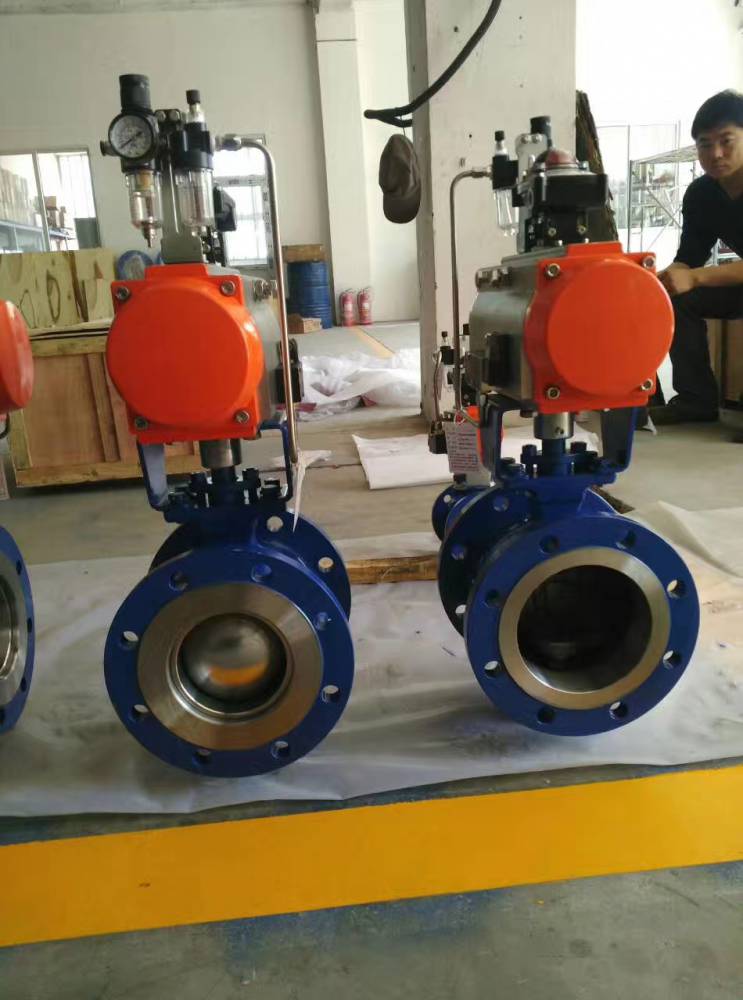 供應(yīng)對夾式V型球閥RA系列