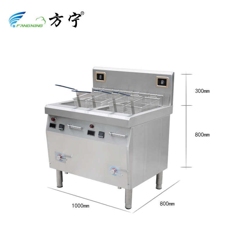 雙缸油炸鍋 電磁雙缸炸爐 雙缸電炸爐 電磁油炸爐