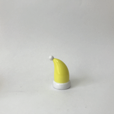 多種工藝圣誕帽指甲油蓋 pp膠水蓋指甲油化妝品瓶蓋 圣誕帽指甲油蓋廠家