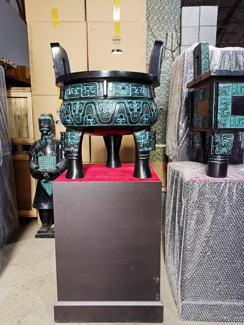 西安四羊方尊工藝品 仿古青銅器禮品