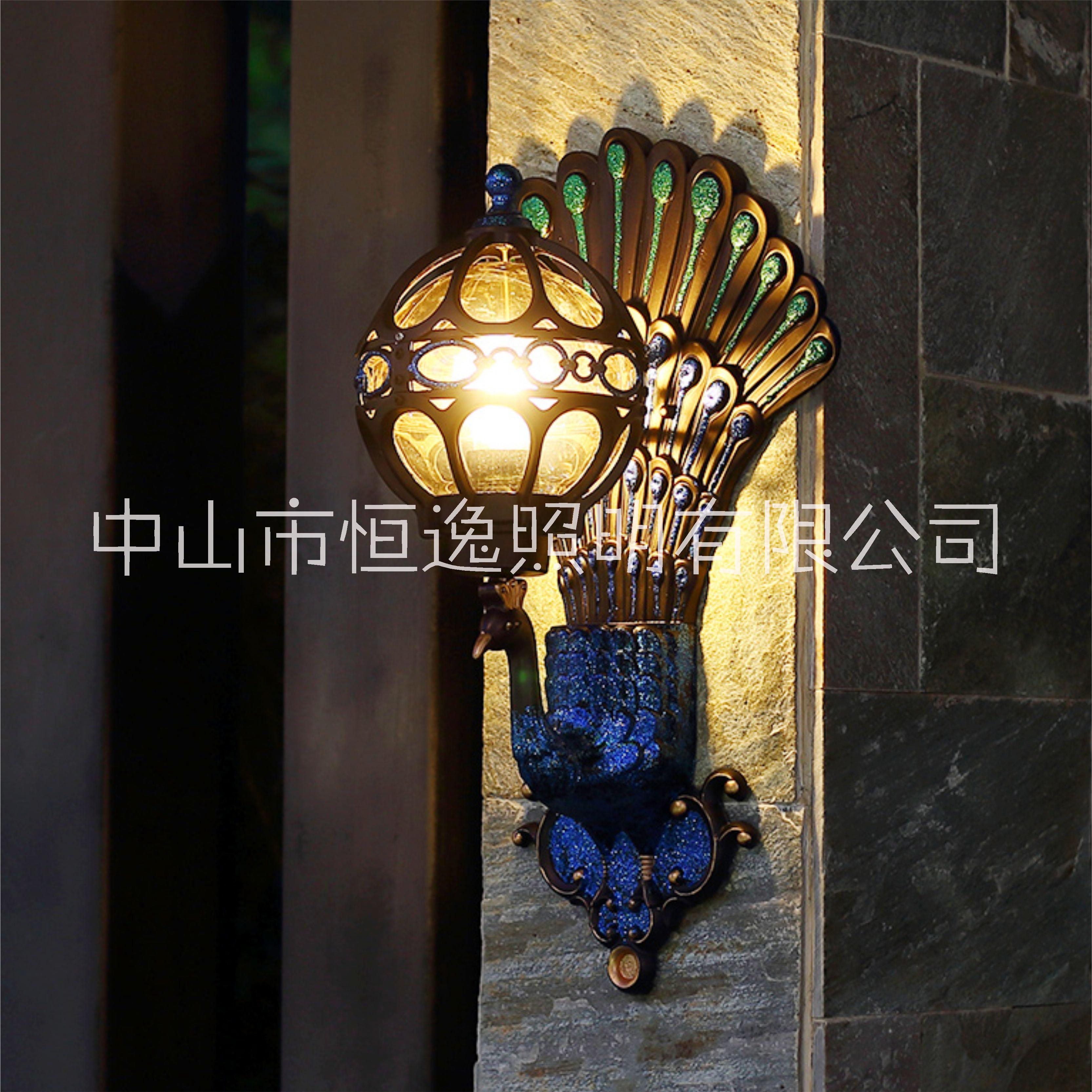 恒逸照明供應火鳳凰戶外壁燈