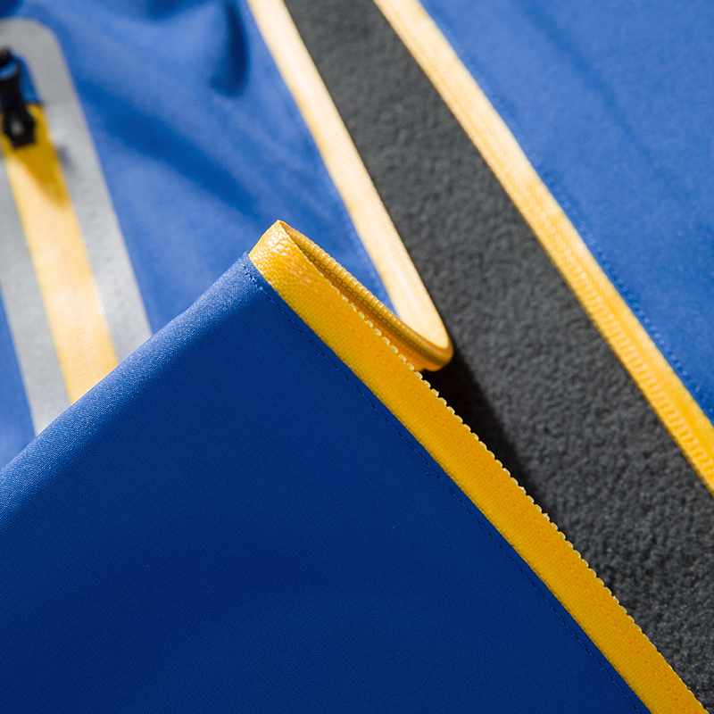 LN18018 升級加厚款反光拉鏈一體沖鋒衣防潑水反光沖鋒衣秋冬季戶外服裝
