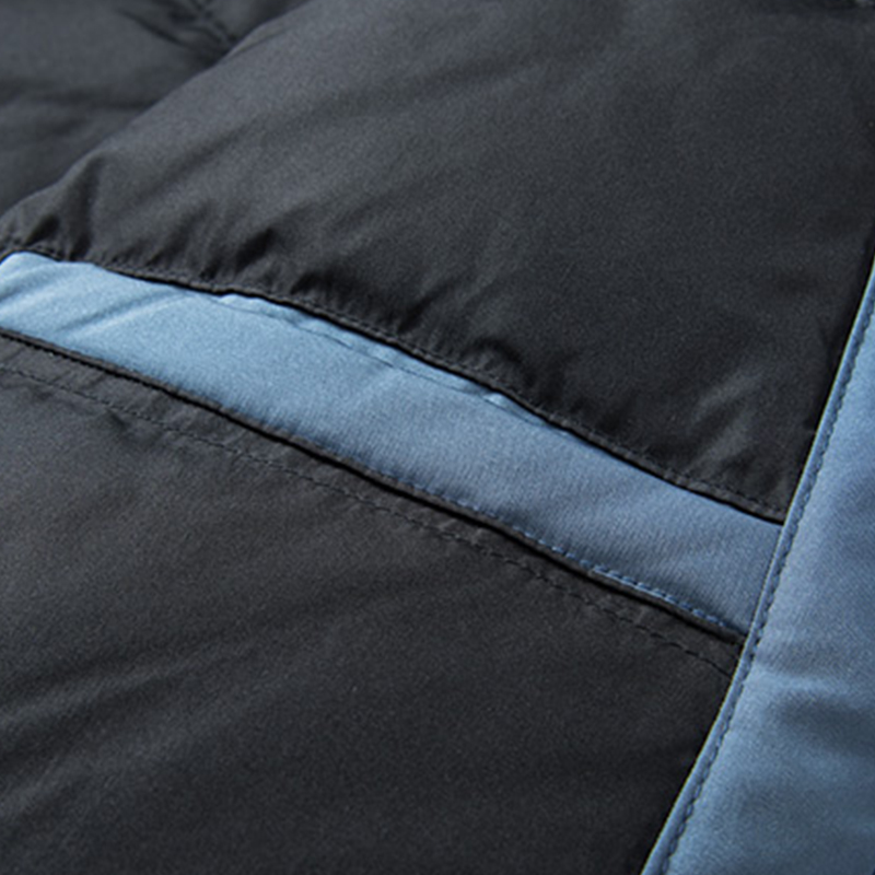 AS20722  花公子加厚拼色羽絨服時尚都市青年羽絨外套2021新款秋冬季保暖