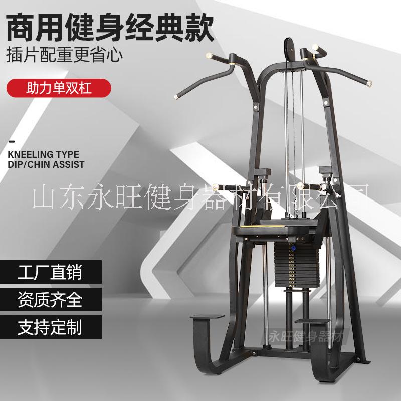 助力單雙杠訓(xùn)練器健身房引體向上背部力量器械德州廠家