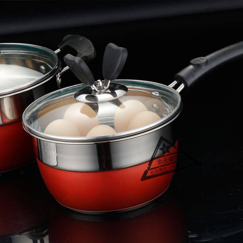 廠家直發(fā)不銹鋼家用火鍋蒸蛋溫奶煮粥鍋煲湯月子鍋禮品 鍋具套裝