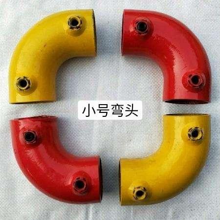 建筑標準化臨時護欄配件生產(chǎn)廠家 鍍鋅焊接彎頭