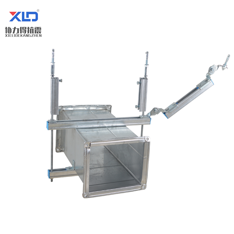 湖北矩型風管側向抗震支架 天門通風管道抗震支架 抗震支架系統(tǒng)