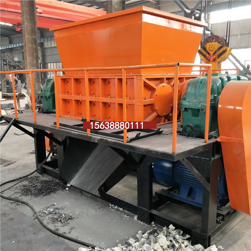 電視機空調(diào)撕碎機清溪400型廢舊鑄鋁件鋁合金廢舊金屬破料桶