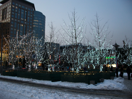 圣誕夜景照明批發(fā)，上門安裝。*惠