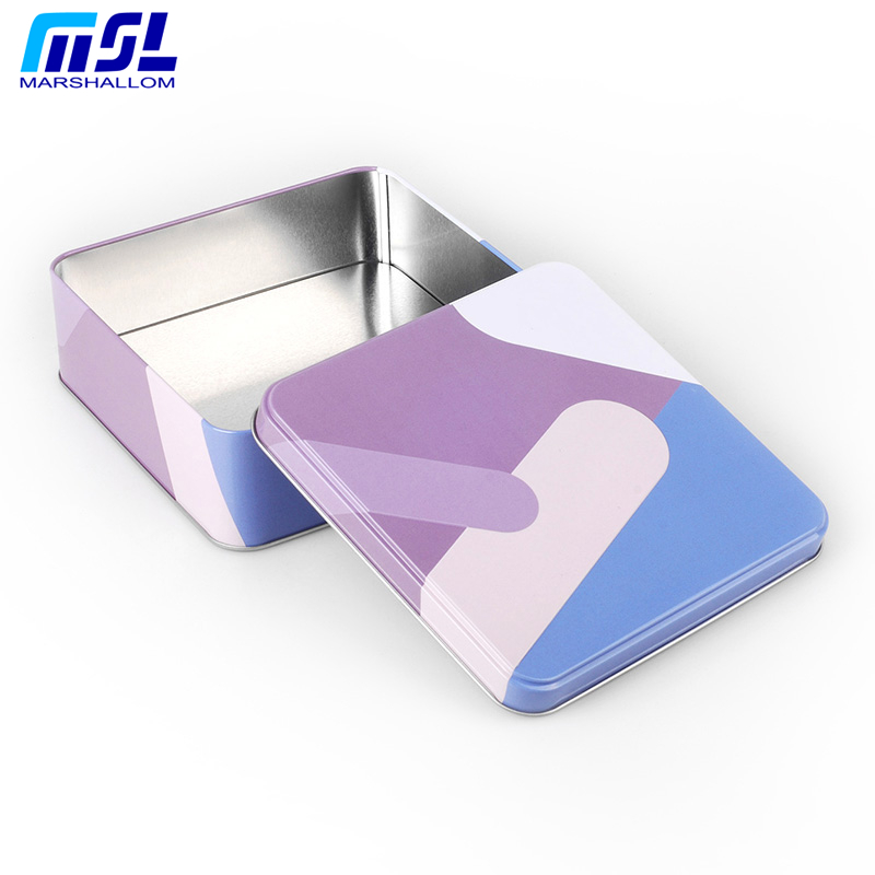 供應用于茶葉巧克力等禮品食品鐵盒   通用包裝鐵盒  方罐定制廠家