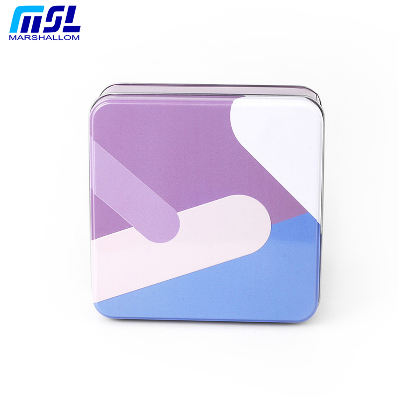 供應用于茶葉巧克力等禮品食品鐵盒   通用包裝鐵盒  方罐定制廠家