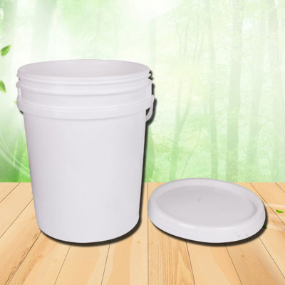 化工塑料桶 食品級(jí)包裝桶 18L加厚白乳膠桶涂料桶 密封塑料圓桶
