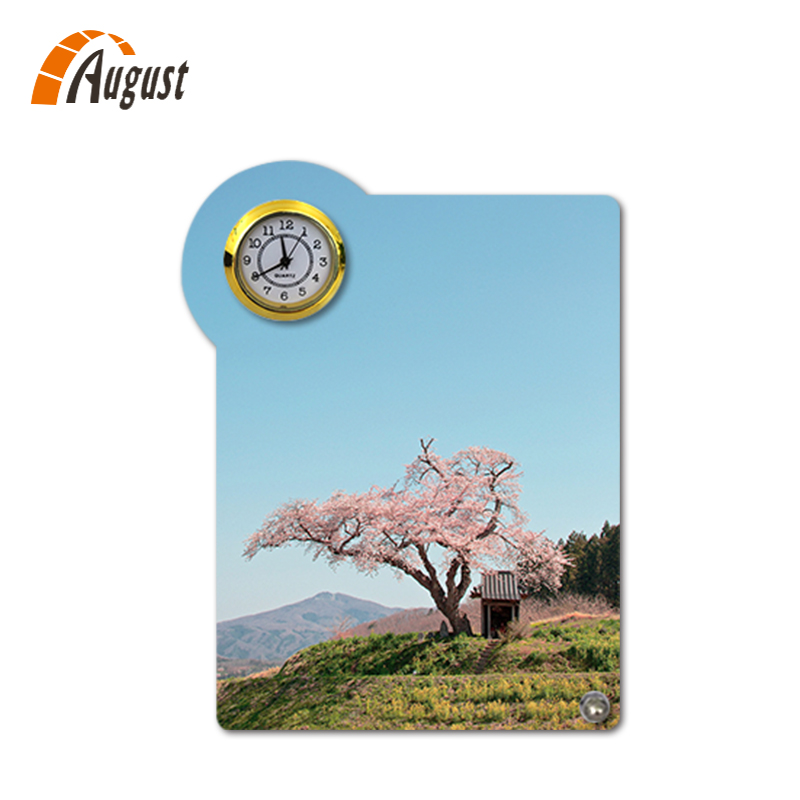 熱轉(zhuǎn)印空白耗材 MDF木質(zhì)臺(tái)鐘C357  個(gè)性創(chuàng)意擺件