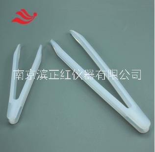 濱正紅PFA鑷子 耐酸堿透明晶圓夾取鑷子 可溶性聚四氟乙烯鑷子180mm