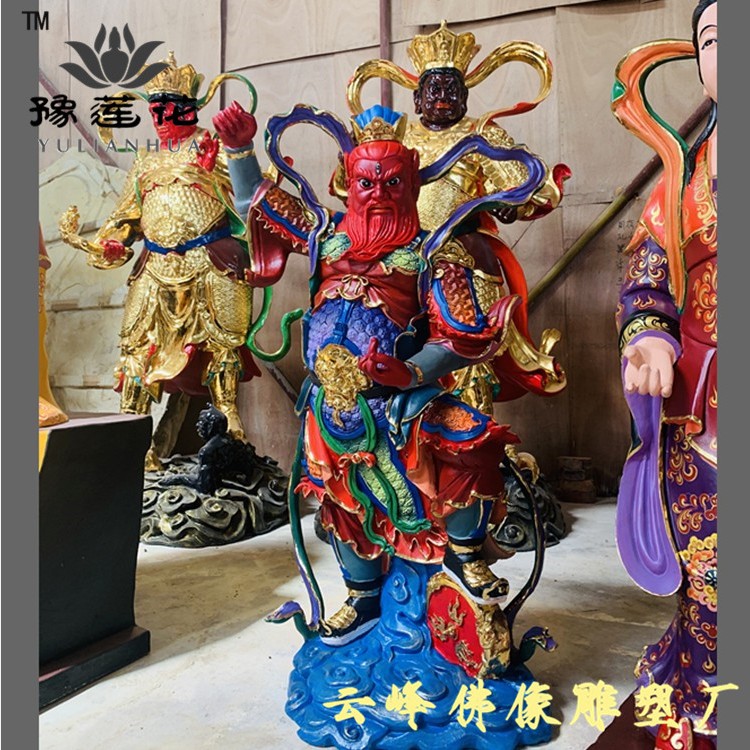 水草馬明王神像 靈官馬元帥神像 火神王靈官塑像佛像雕塑