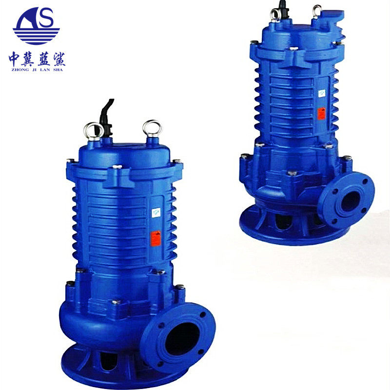 供應(yīng)WQ大功率鑄鐵耐磨大流量無堵塞高溫排污泵 350WQ1200-85潛污泵