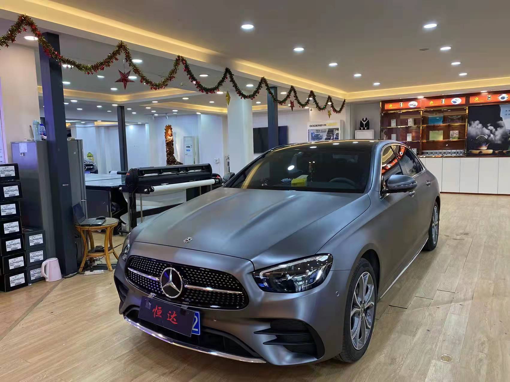 奔馳E級改色 改色AMG山灰 奔馳改色AMG山灰