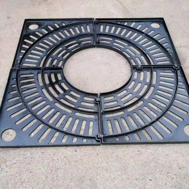 球墨鑄鐵樹(shù)池篦子 園林綠化1.2米×1.2米樹(shù)池蓋板制作