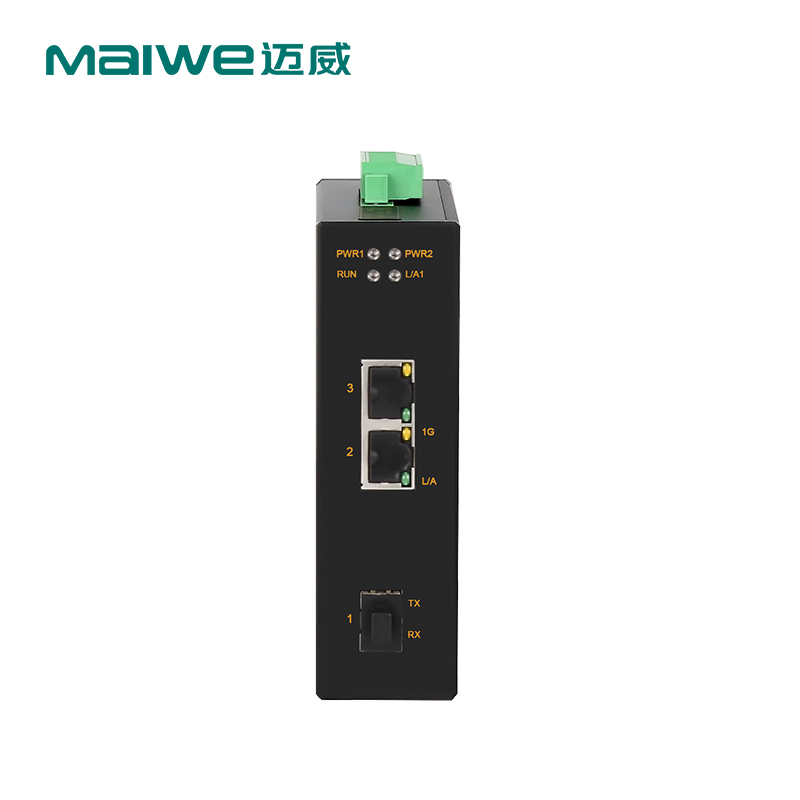 邁威MIGE1203G-GF準(zhǔn)工業(yè)級千兆光纖收發(fā)器 1光2電導(dǎo)軌式光電轉(zhuǎn)換器