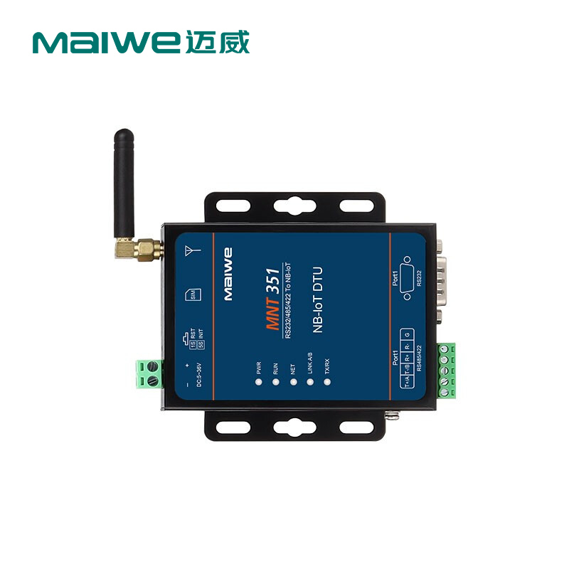 邁威MNT351工業(yè)級(jí)NB-IoT DTU RS232/422/485轉(zhuǎn)NB-IoT無(wú)線傳輸