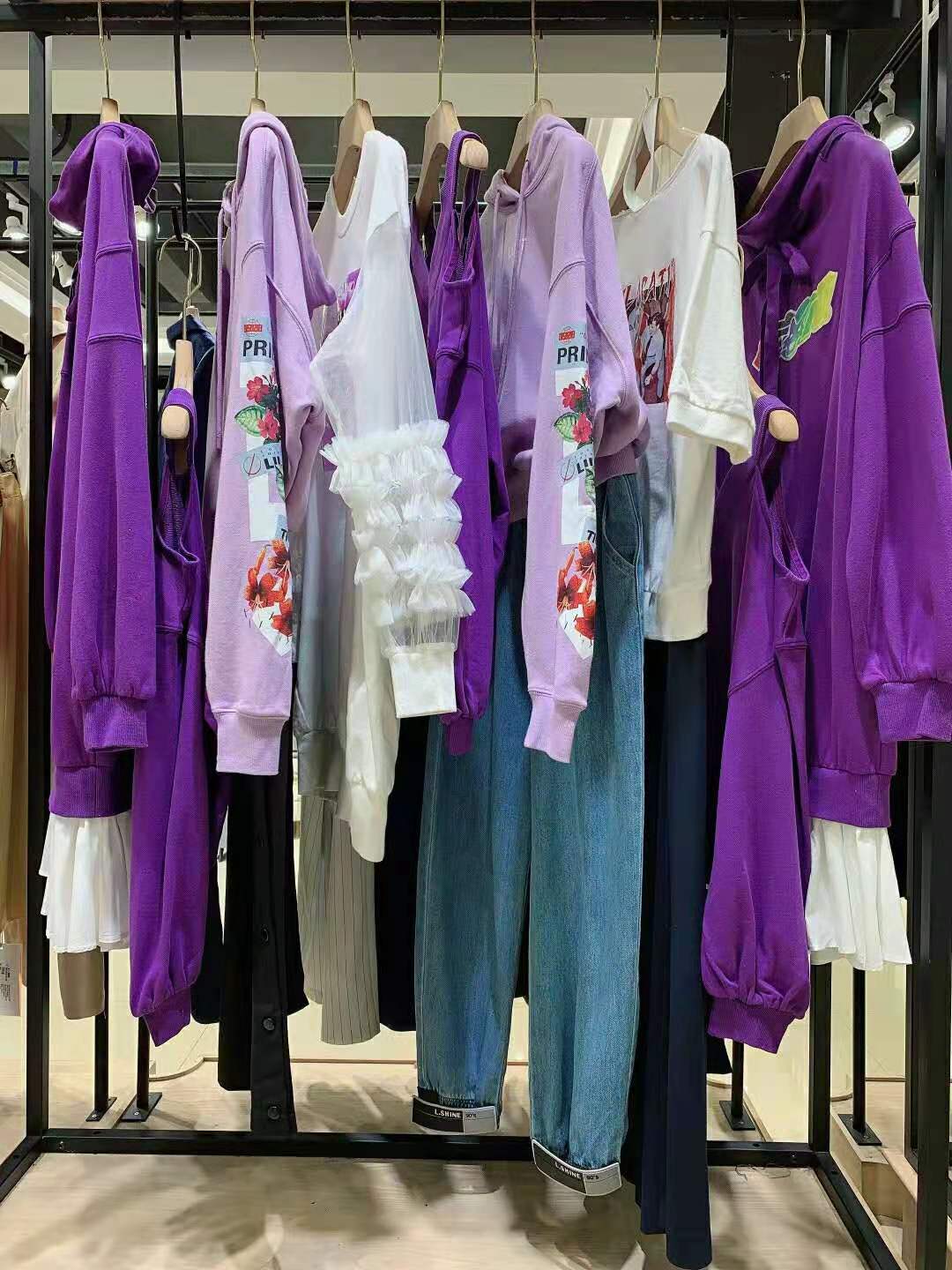 珞炫2021秋裝一 線輕奢潮牌女裝庫(kù)存尾貨一手貨源批發(fā)