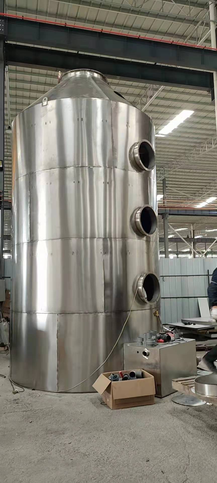 不銹鋼噴淋塔廠家 氣動(dòng)旋流塔  氣旋混動(dòng)噴淋塔