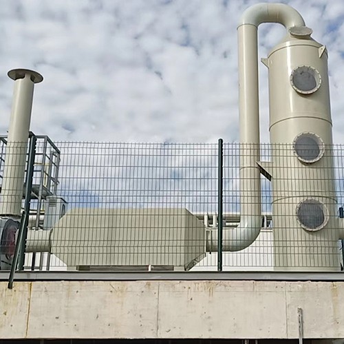 pp噴淋塔凈化器 水噴淋酸霧處理設備 吸收過濾水噴淋裝置