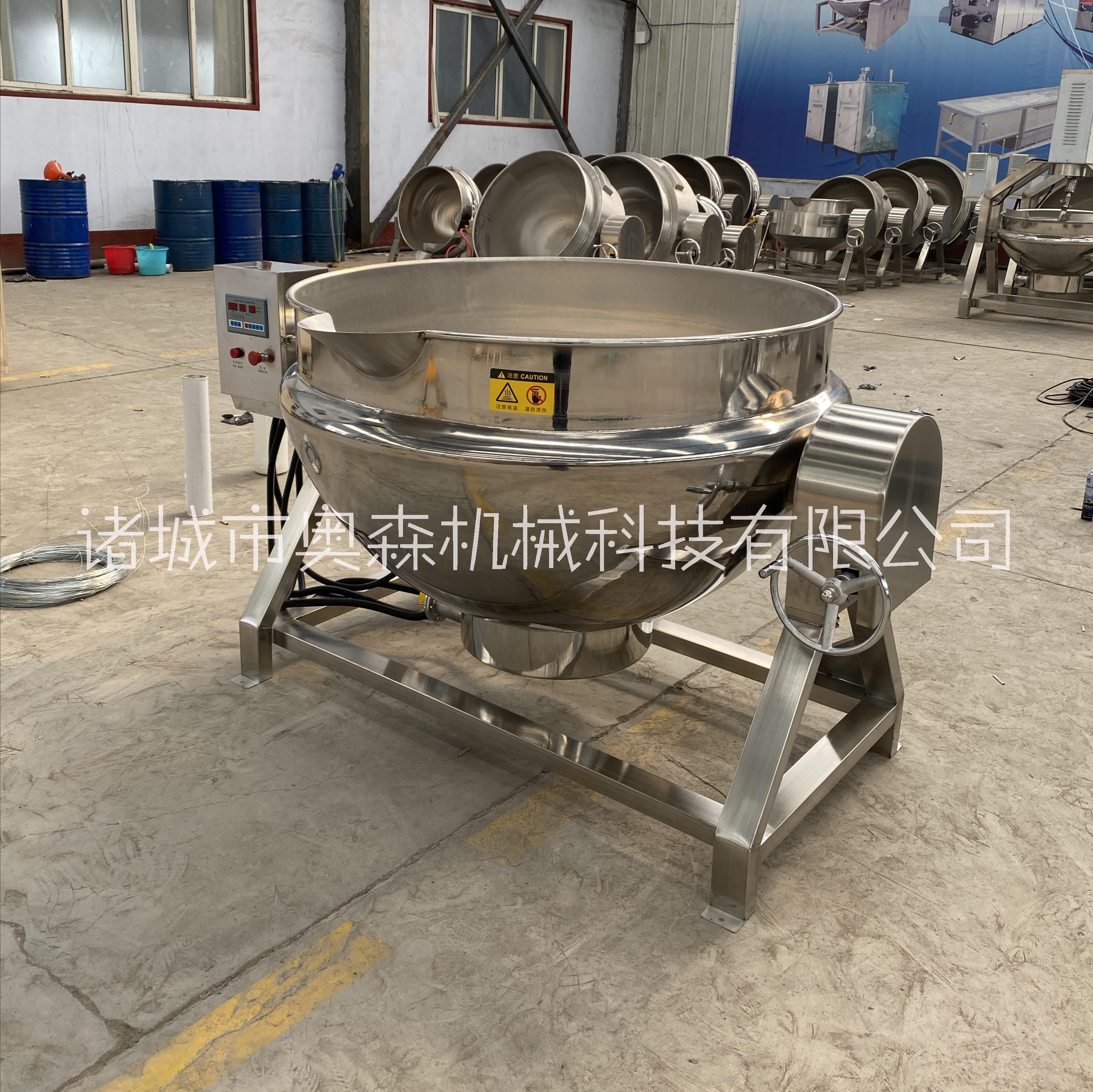 廠家供應自動控溫雙層夾層鍋豬蹄高壓鹵煮鍋 脫骨豬蹄鹵煮鍋