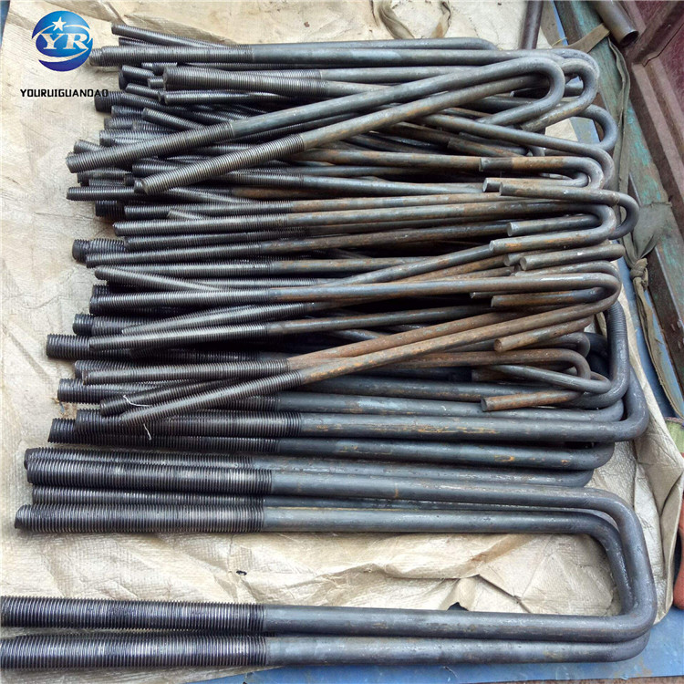 地腳螺栓M48錨鉤9字型預埋件電塔用加筋地腳螺栓