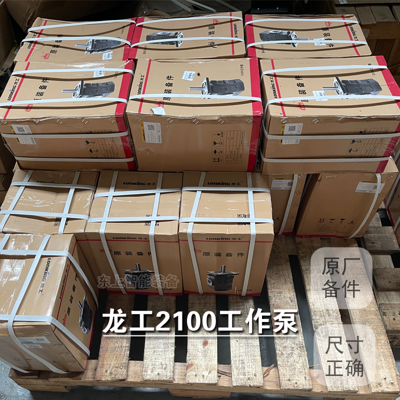 原廠龍工裝載機工作泵855N液壓齒輪泵總成50NC2100雙泵配件