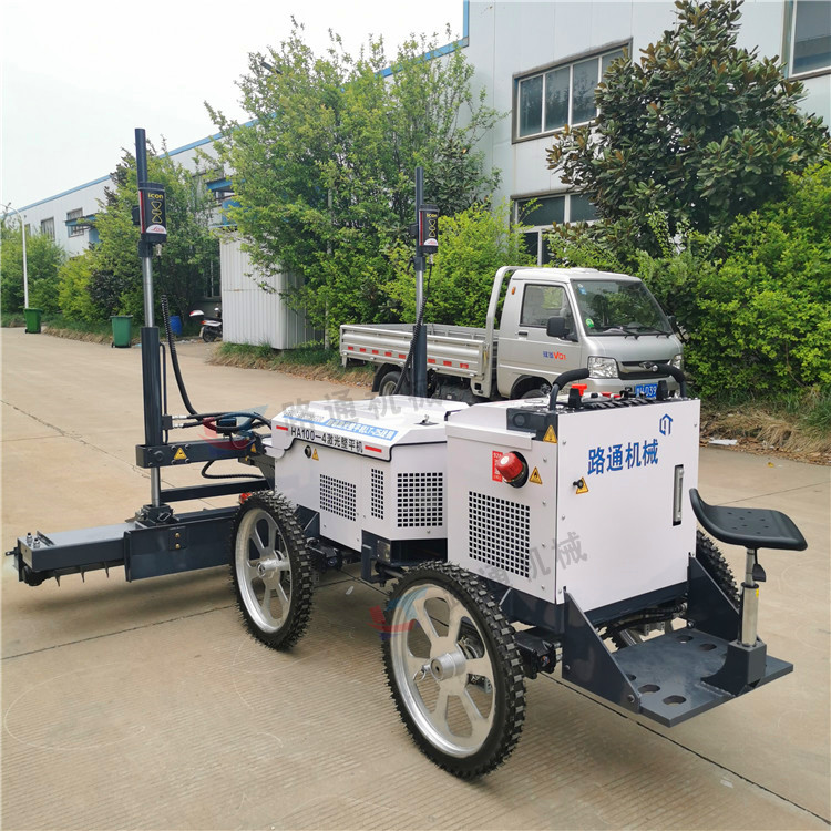 樓房室外修建混凝土施工攤鋪整平機(jī) 四輪座駕激光自動(dòng)找平機(jī)