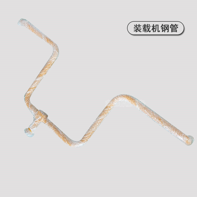 原廠龍工裝載機(jī)多路分配閥至動臂油缸油管855N鋼管配件