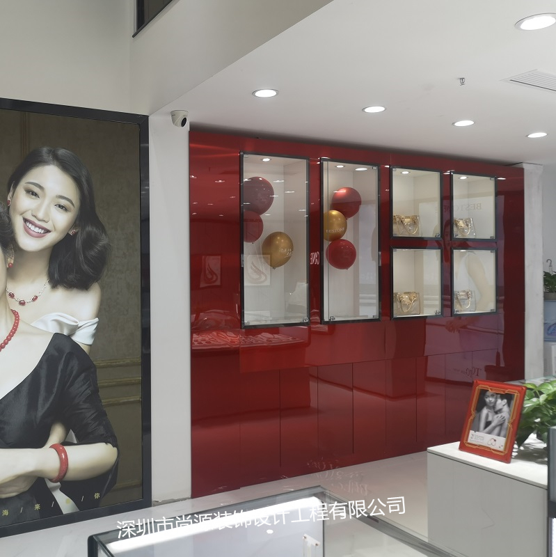 尚源珠寶展柜定制,珠寶店設(shè)計裝修