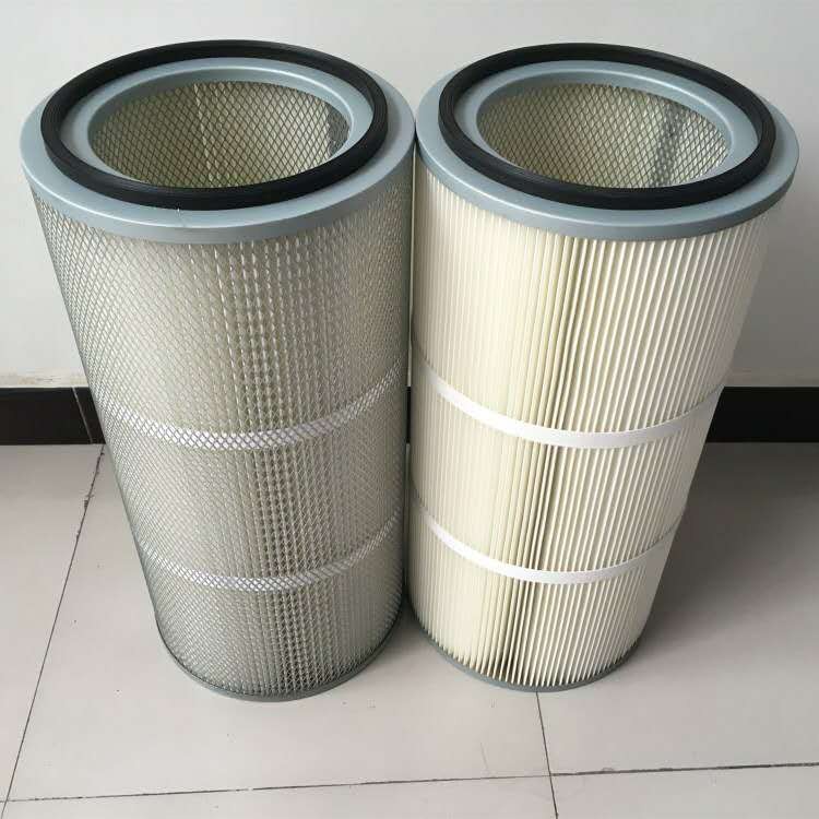 等離子激光焊切機(jī)工業(yè)除塵濾筒 -聚酯纖維橢圓濾芯