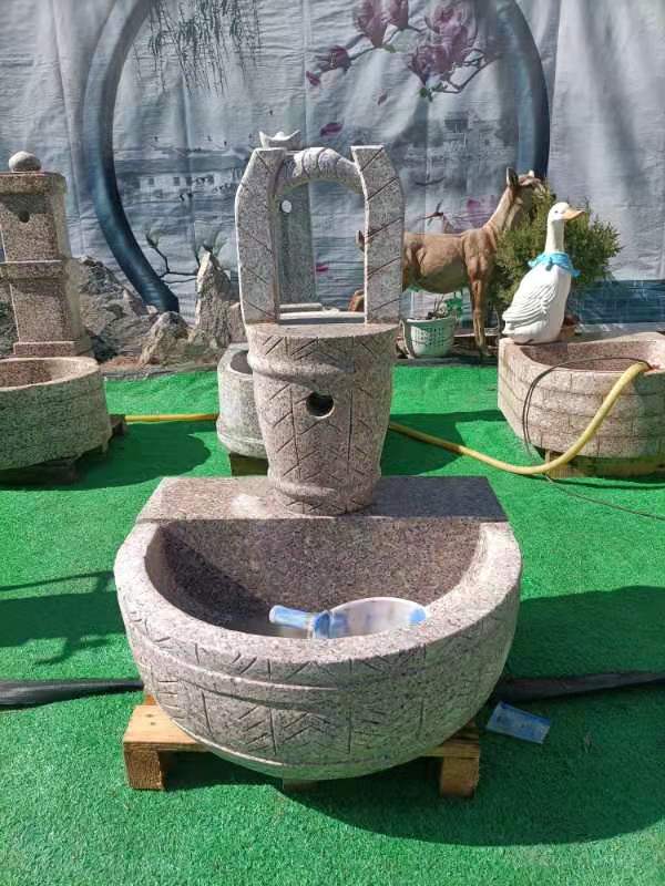 墩布池石雕    墩布池廠家  墩布池雕塑哪家好