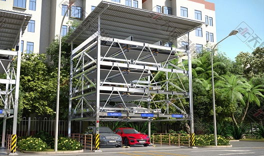 多層升降橫移類智能停車設(shè)備 智能車庫 山東天辰