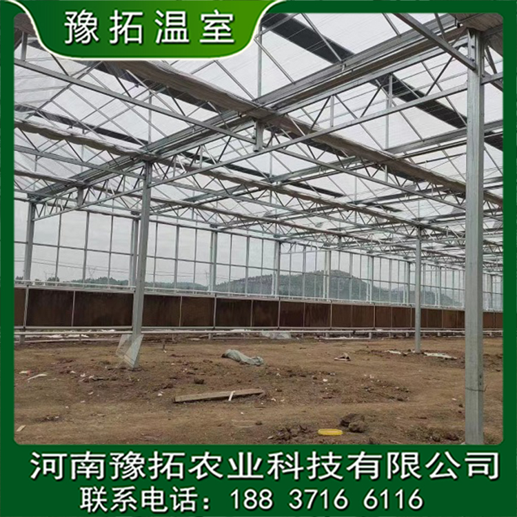 安裝智能玻璃溫室定制  安裝智能玻璃溫室生產(chǎn)廠家 連棟智能玻璃溫室大棚